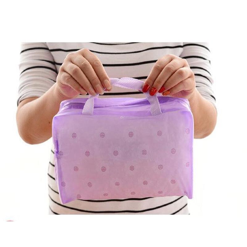 Kolorowa Wodoodporna Kwiatowa Przezroczysta Kosmetyczka