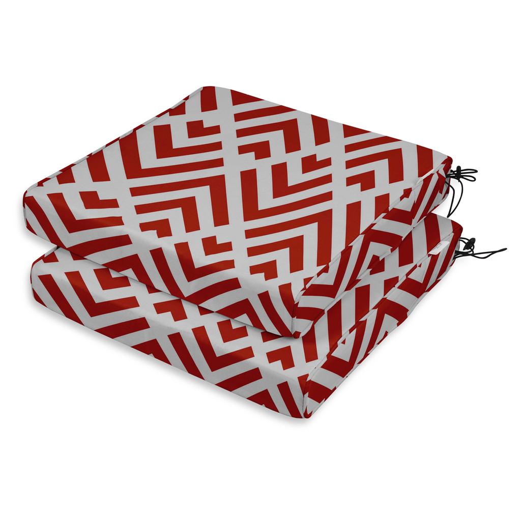 Vargottam Perfect Outdoor Indoor Square Corner Seat Cushions Water-Resistant Lounge Chair 18.5" X 16" Home Office Patio Furniture