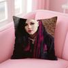 American Sexy Singer Evanescence AAmy Lee Cushion Cover Pillow Case Soft Skin Friendly Fabric  Concealed Zipper