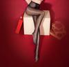 30 Deniers Oil Shine High Waist Tights Glitter Shiny Glossy Transparent Pantyhose Open Crotch Sexy Nylon Silk Hosiery Underwear