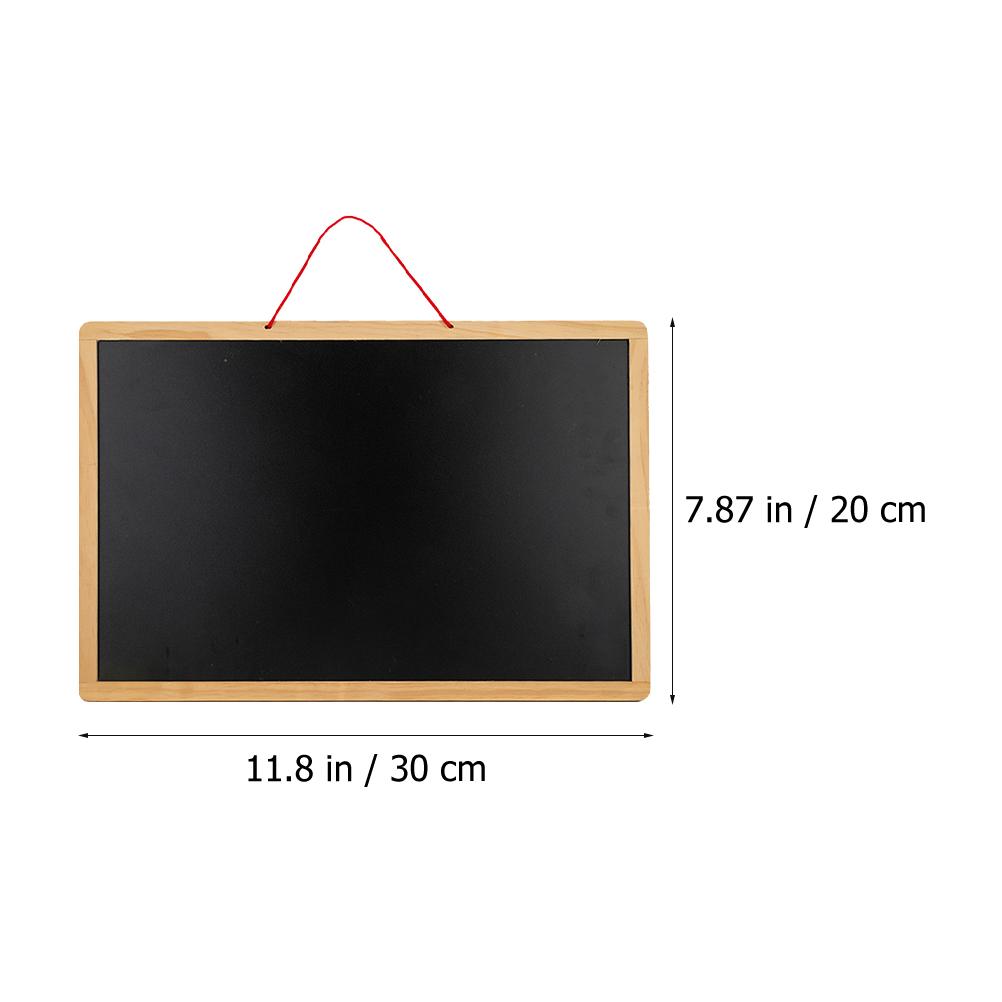 Blackboard Black White Magnetic Plate Double Sided Chalkboard Hanging Notes Message Board Whiteboard Wall Mounted Writing Boards
