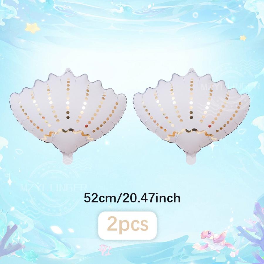 Cartoon Seahorse Shark Balloon Jellyfish Starfish Foil Balloon Ocean Theme Birthday Party Decoration Baby Shower Supplies