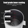 Electric Milk Frother 4-in-1 400W 580ml/19.61oz Hot and Cold Milk Foamer Silent Operation Anti Slip Stainless Steel Milk Steamer