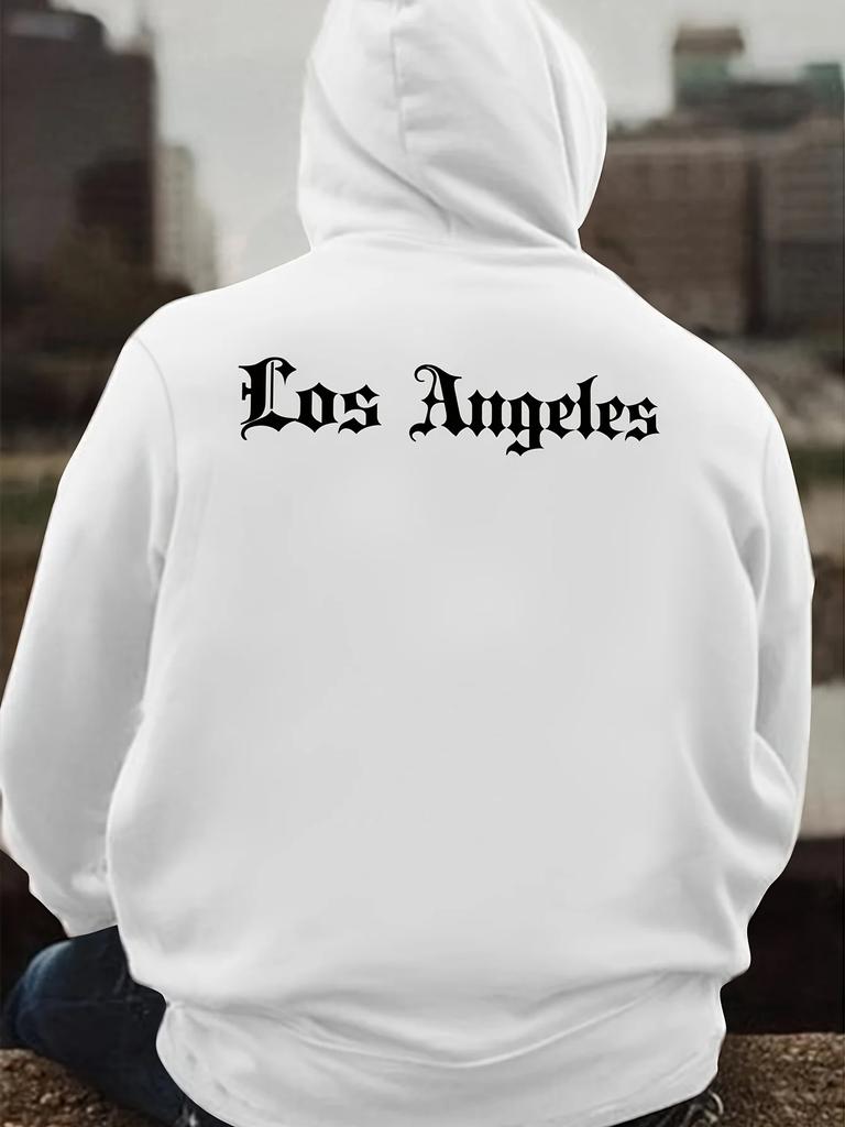 2025 men's women's trendy loose hooded sweatshirt front back