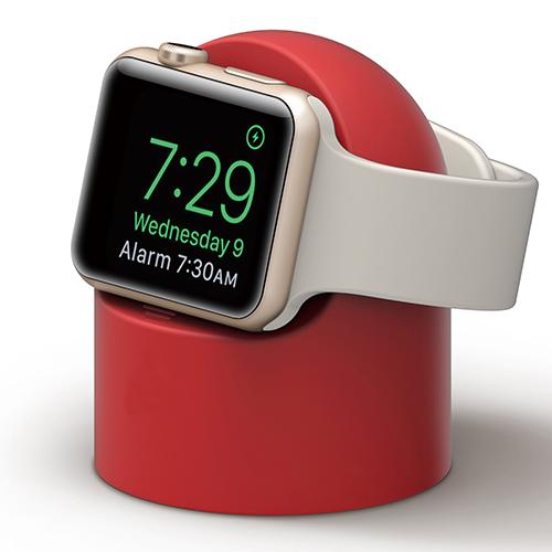 Charger Station For Apple Watch Ultra 11 10 9 8 7 6 SE 44 40 45 46 42 49 mm Silicone Charging Dock Apple watch Band accessories