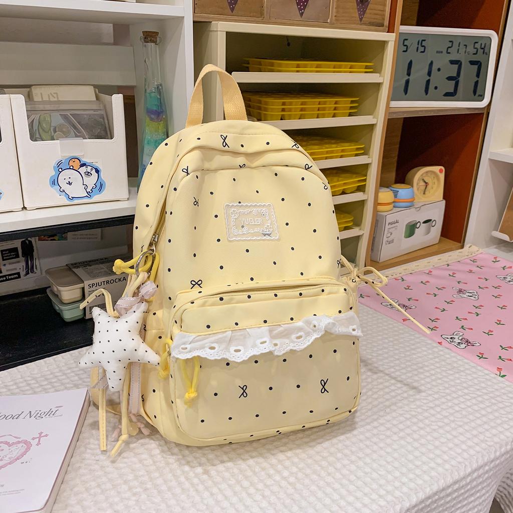 Schoolbag New College Style Backpack Lightweight and Cute School Bag Junior High School Shoulder Bag Female College Student Commuter Backpack