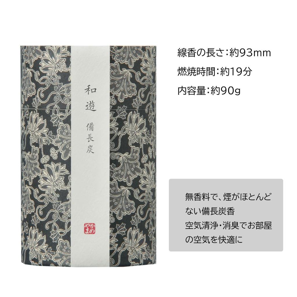 Kameyama Wayu Binchotan 90g 300 Incense Mini Size Charcoal, approx. (approx. sticks), Sticks,