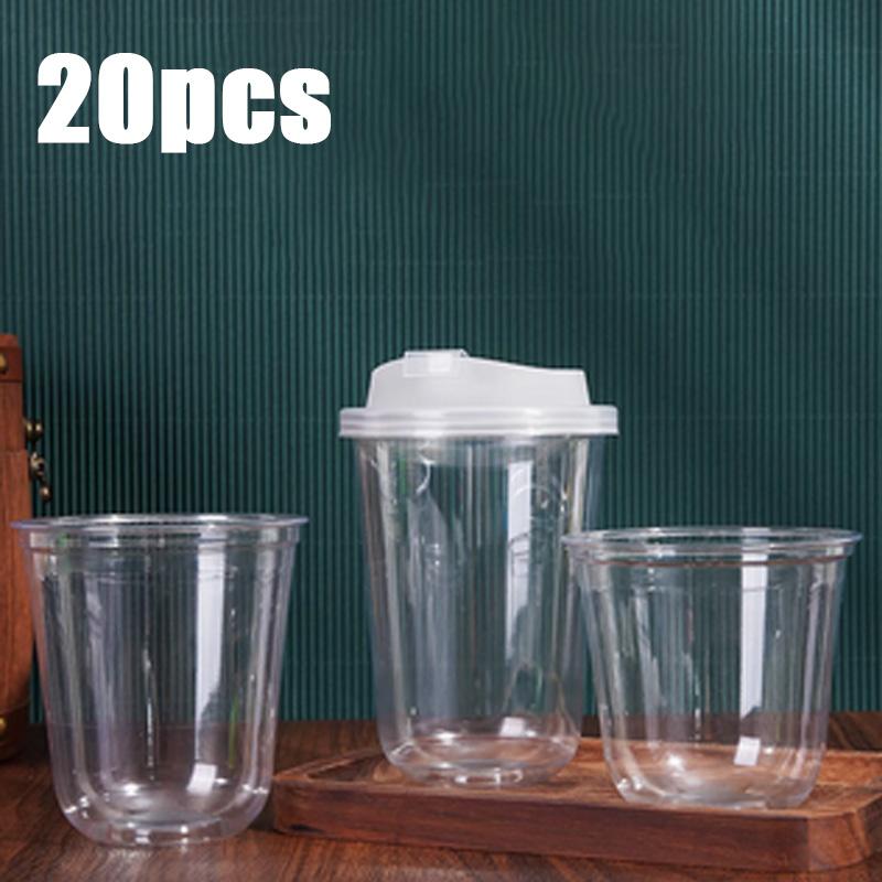 

20 PCS Commercial Bulk Cold Cups, Cost Effective for Business.24x16x16cm, Food Safe, Value Pack United States