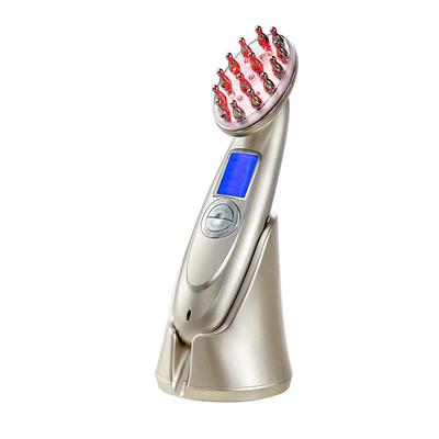 Microcurrent Vibration & Red Light Laser Hair Massager Comb