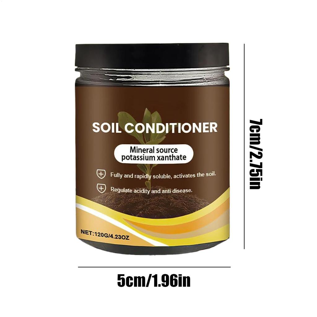 Bodenaktivator steigert Nährstoffaufnahme Bodenaktivator zur Reduzierung von Salzansammlungen für Rasen Gewächshaus Balkon Bauernhof Haus Gärtner