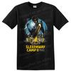 Schullandheim Horrorfilm T-Shirt Killer Lagerfeuer Skelette Slasher Kunst T-Shirt
