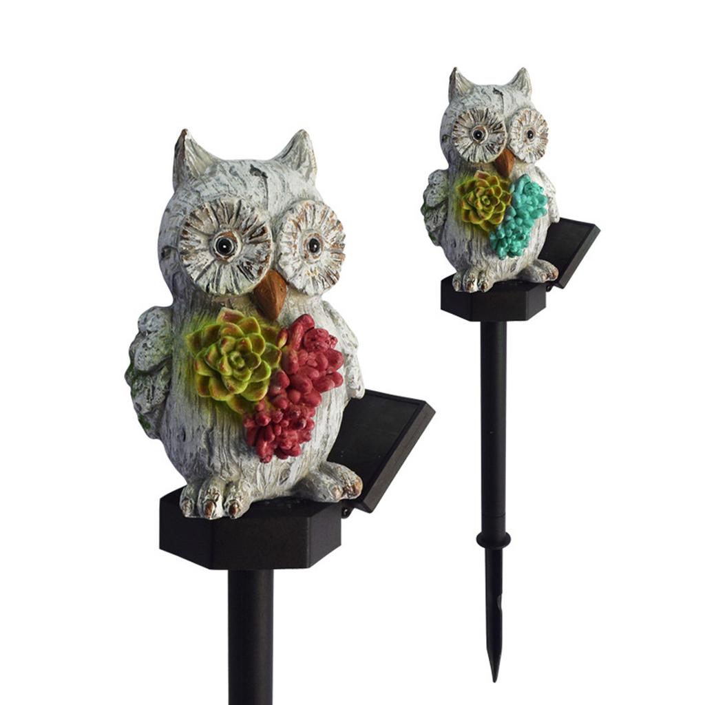 Powered Resin Garden Stake Light, Outdoor Decorative Light for, Patio