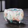 Japanese-style Retro Yamagata Ceramic Teacups Retro Handmade Rough Pottery Single Ceramic Kung Fu Tea Set Tea Accessories