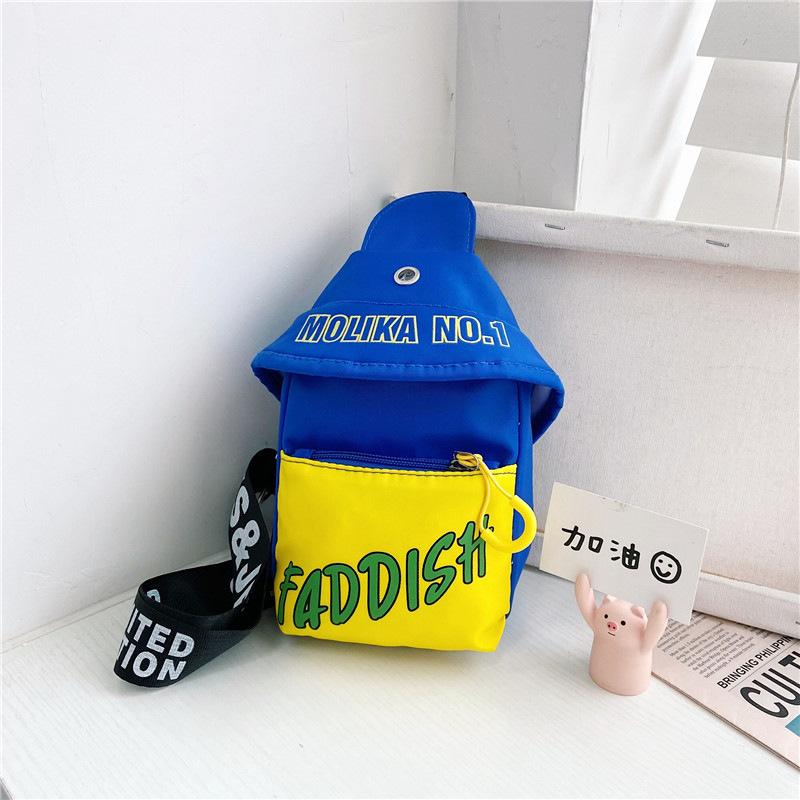 New Children's Bag Summer Boys and Girls Messenger Bag Handsome Boys Letter Fanny Pack Fashion Parent-child Mobile Phone Small Bag
