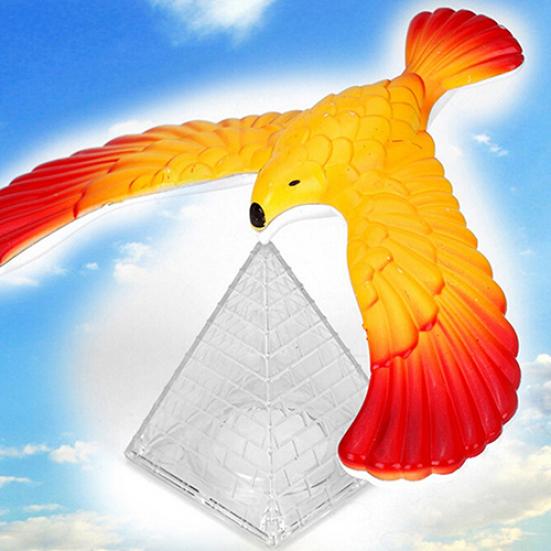 Giocattolo educativo per bambini Giocattolo di plastica Natura Gravità Piramide Equilibrio Uccello Aquila Giocattolo