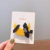 Handmade Halloween Hair Clips for Kids: Pumpkin, Ghost, Black Bat Bow, Party Accessories