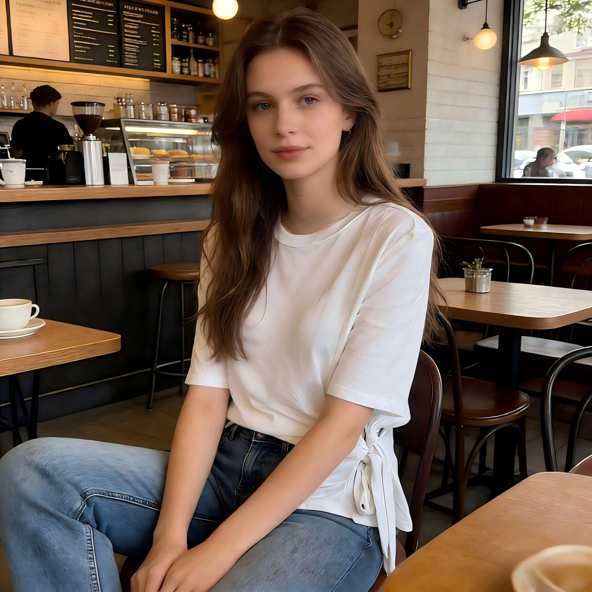 Women s Tie-Waist Round Neck Short Sleeve Casual Summer Top S белый