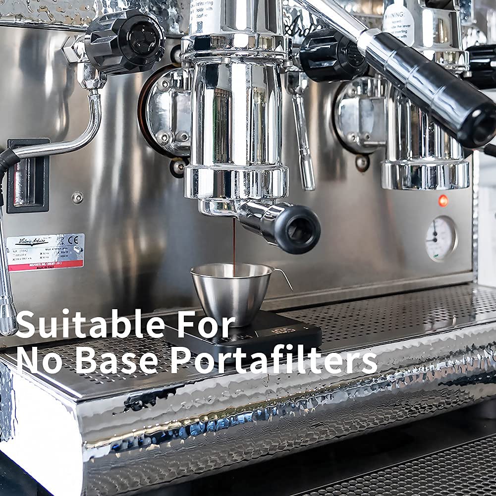 Watchget Espresso Shot 2 Measuring Cup with Graduated Measuring Cup, 304 Stainless Steel, Integrated Handle and Cup, 3060ml