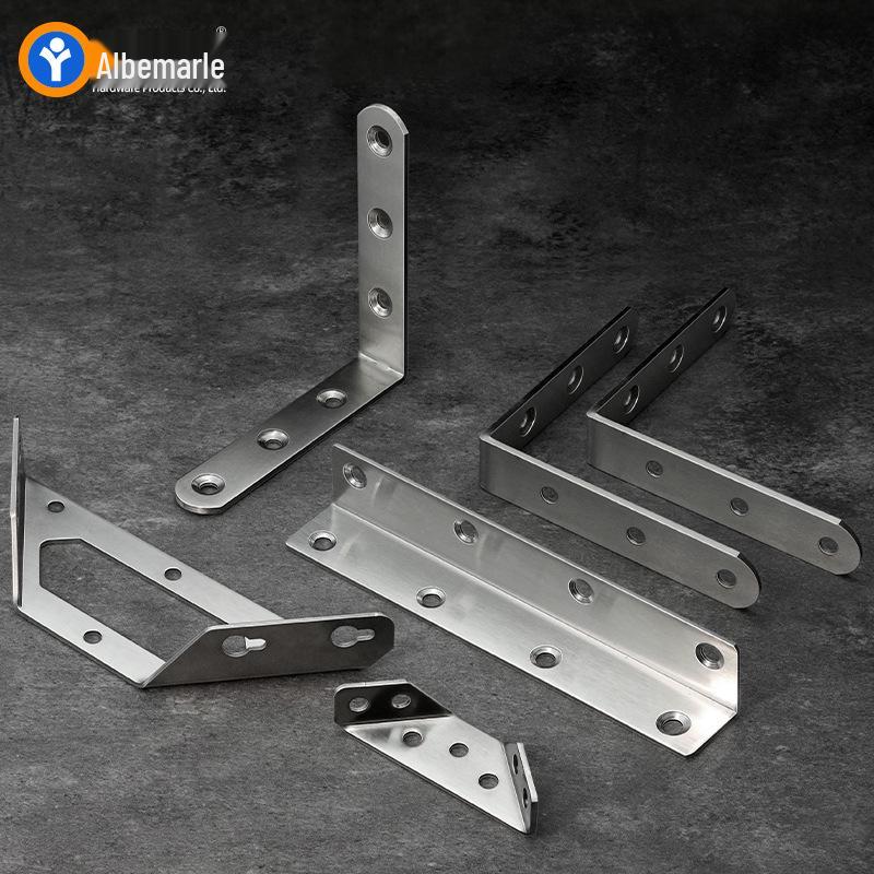 90° Thickened Stainless Steel L-Shaped Support Bracket