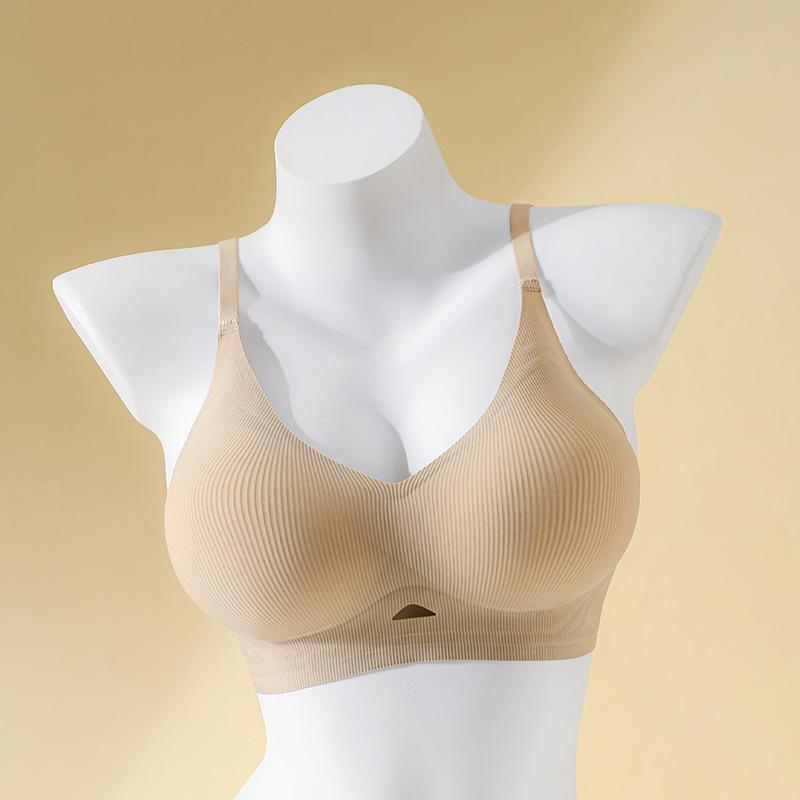 

Jelly strip comic outer expansion bra fashionable hollow back underwear seamless gathering top support breathable bra cover s [32/70abc (recommended 45~50kg )]