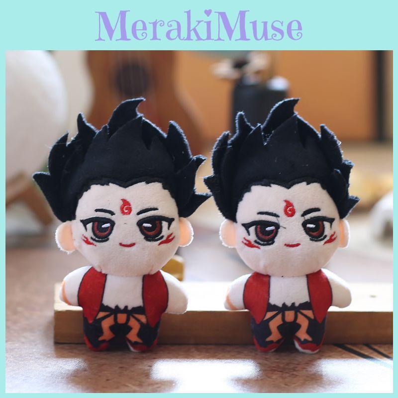 Toy Nezha Plush Keychain With Pp Cotton Backpack Accessory For Gift Kids