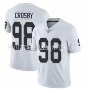 Raiders Raiders #4 CARR 17 #ADAMS 98 #CROSBY Ragbyové tričko