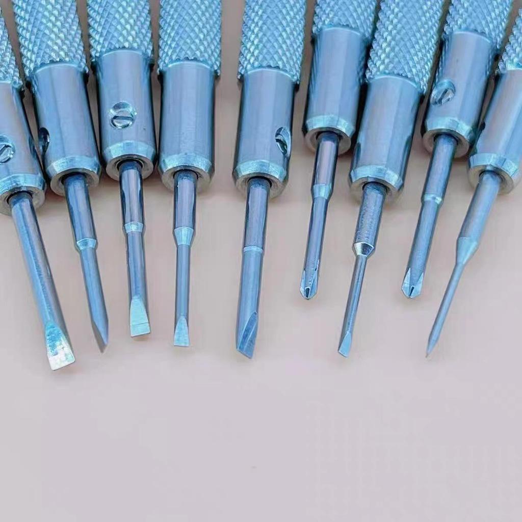 Mini Precision Screwdriver Set for Watch, Clock, Eyeglass Repair - Flathead & Phillips