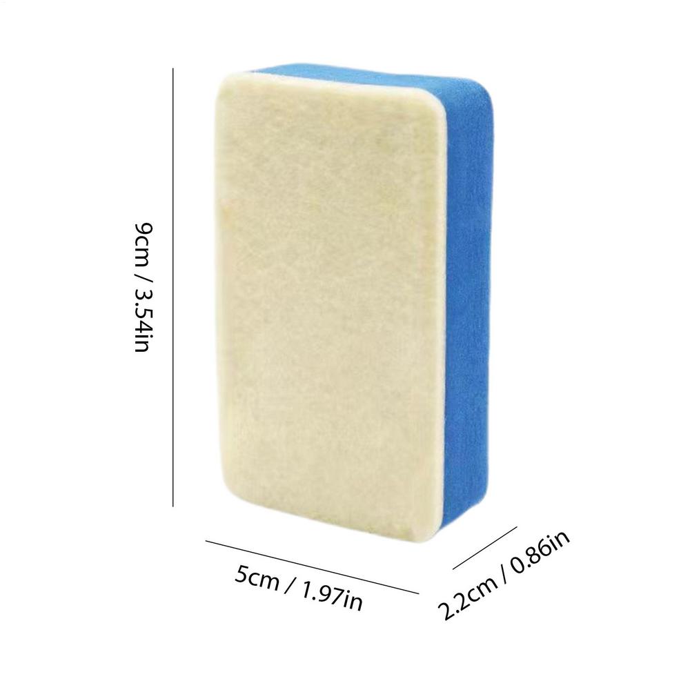 Car Polishing Pads Wool Felt Sponge Polishing Pads Windscreen Cleaner Glass Sponge Wipe Oil Film Cleaner Glass Sponge Wipe