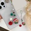 Resin Gingerbreads Man and Bear Phone Chain Keychain Phone Lanyard Keyrings Pendant for Fashionable and Practical Use
