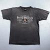 Harley Davidson Eugene Oregon VTG T Shirt Doyles Grunge Faded Black Y2K USA
