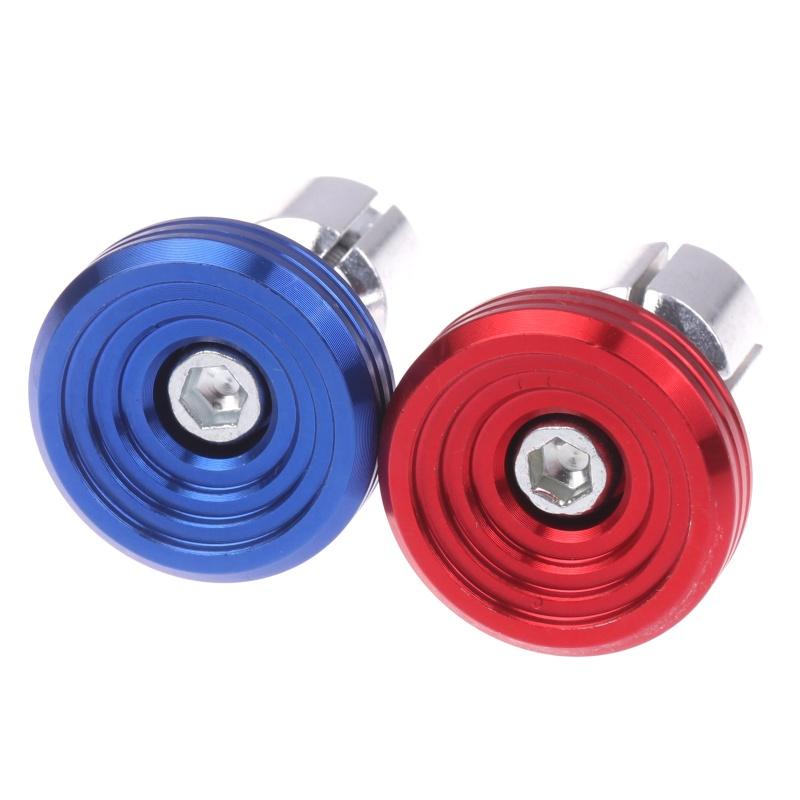 1 Pair Motorcycle Handlebar End Caps Aluminum Motorcycle Grips Ends Anti Slip Designs