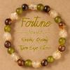 Festive Gifts Tiger Eye Green Aventurine Rutilated Quartz Beaded Bracelet Natural Fashion Jewelry For Men Women Daily Wear Gift