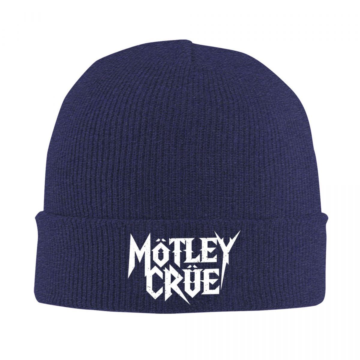 

Motleys Crues Metal Rock Warm Knitted Cap Fashion Bonnet Hat Autumn Winter Outdoor Beanies Hats for Men Women Adult One Size