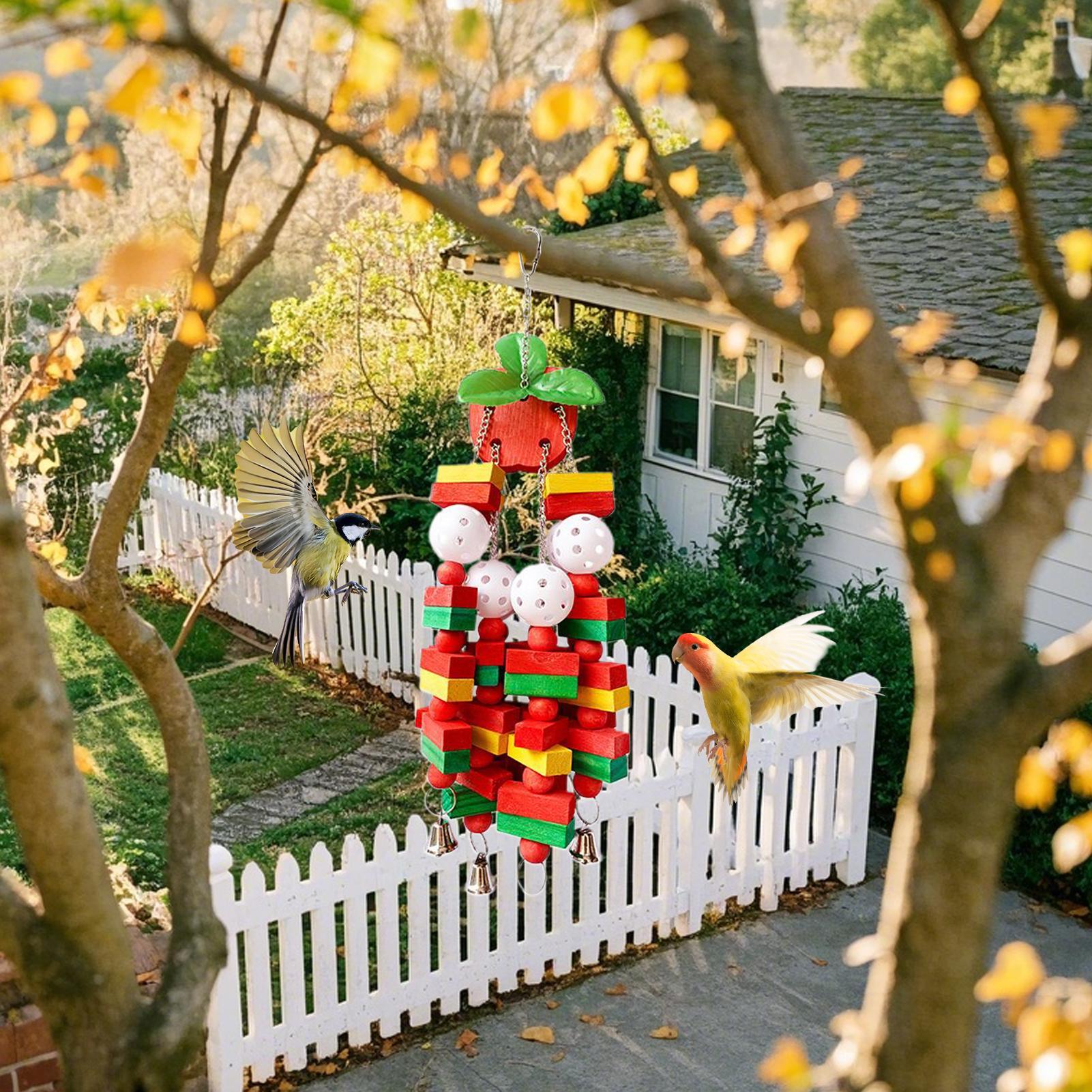 

Parrot Toys Conure Toys Bird Cage Accessories Pet Supplies Parakeet Cage Accessories For Beak Grinding Climbing Indoor Outdoor China Mainland