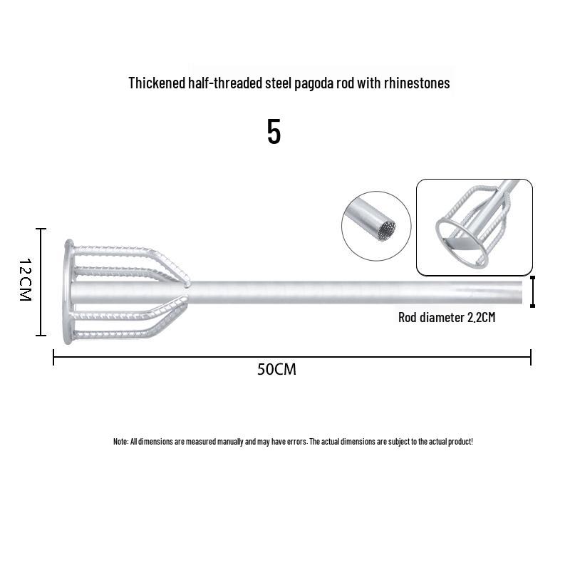 Thickened Double Mountain Plaster Putty Paint Mixer Rod