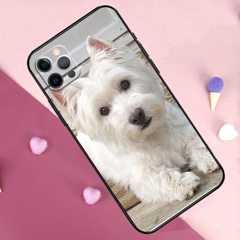 Westie Dog Phone Case For iPhone 17 Pro Max 14 15 16 Plus 11 Pro Max 12 13 Mini 16e 17 Air Back Cover
