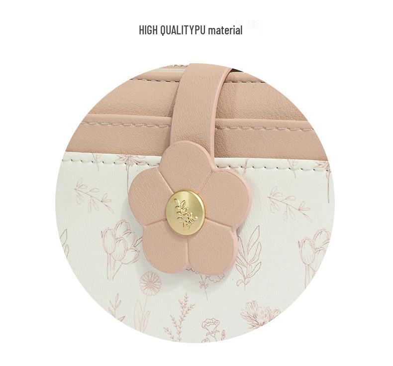 2025 Cute Print Student Coin Purse & Card Holder - Stylish Short Wallet for Women