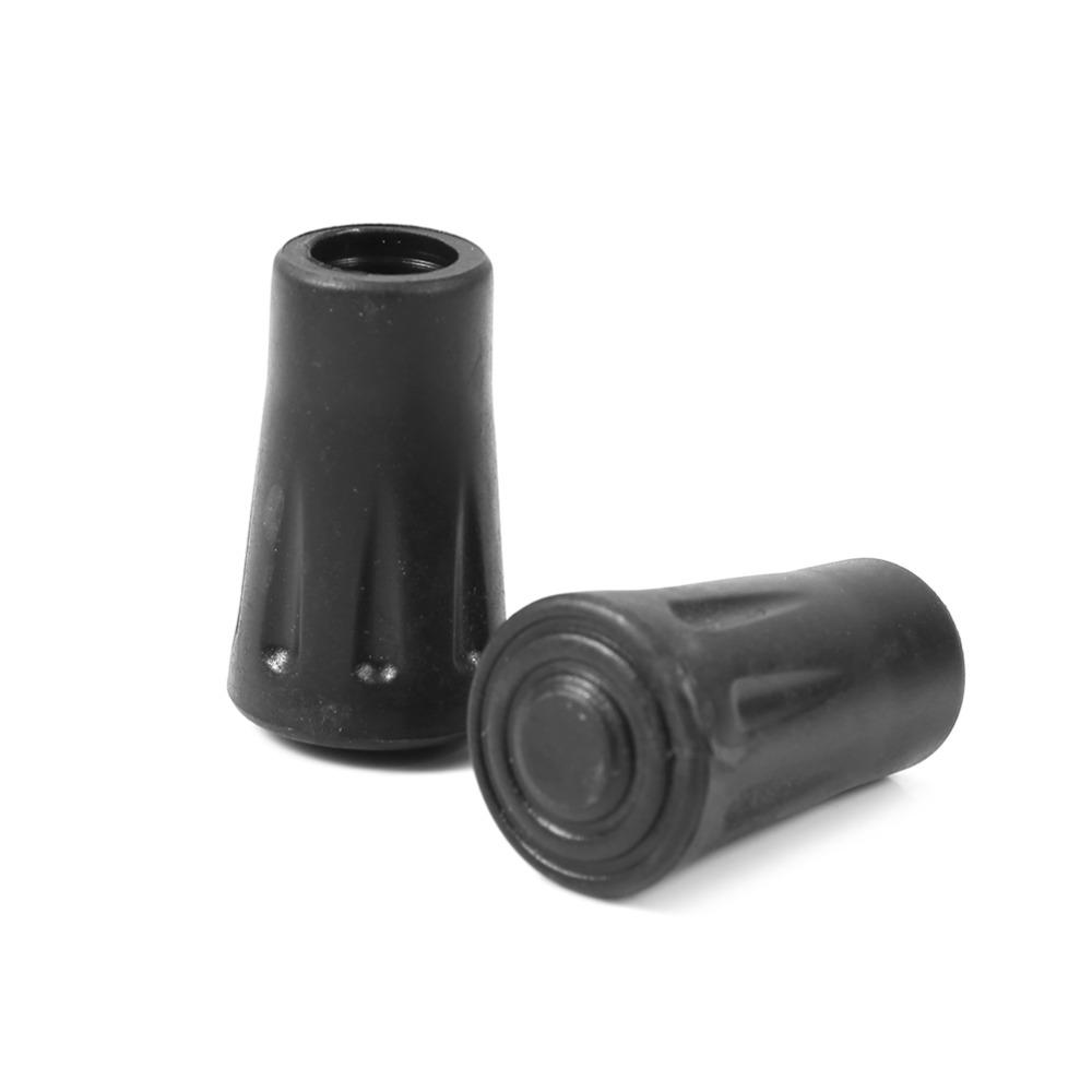 12 Pcs Plastic Long Head Rod Cap Protector Shock Absorption Walking Cane Tips  Protectors  Hiking