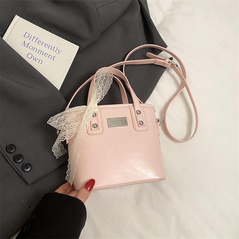 2025 summer high-end exquisite handbag bag women's shoulder messenger bag fashionable versatile bucket bag
