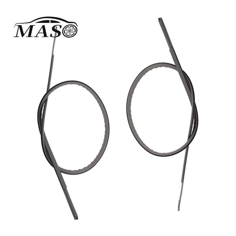 2PCS Roof Rubber Drip Side Finish Moulding Seal Strip Trim for Toyota Yaris Hatchback 4-Door 2006 2007 2008-2011 7555152130