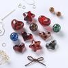 2pcs 15.5mm Acrylic Round Shaped Beads Leopard Print Spacer Loose Beads for DIY Bracelets Earrings Jewelry Making Accessories