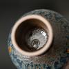 Old Rock Clay Goblet Silver Gilded High Foot Master Cup Bronze Glaze Ceramic Teacup Chinese Kungfu Teaware Tea Bowl Drinkware