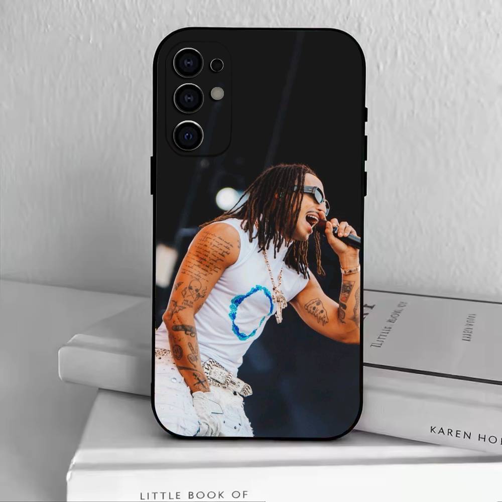 Rapper Matue-333 Phone Case Black Silicone Soft For Samsung S25,S24,S21,S22,S23,S30,Ultra,S20,Plus,Fe,Lite
