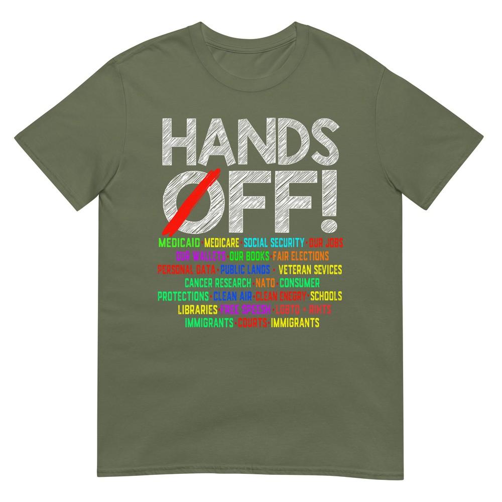 Hands Off Protest Social Security And Medicare Protest TShirt
