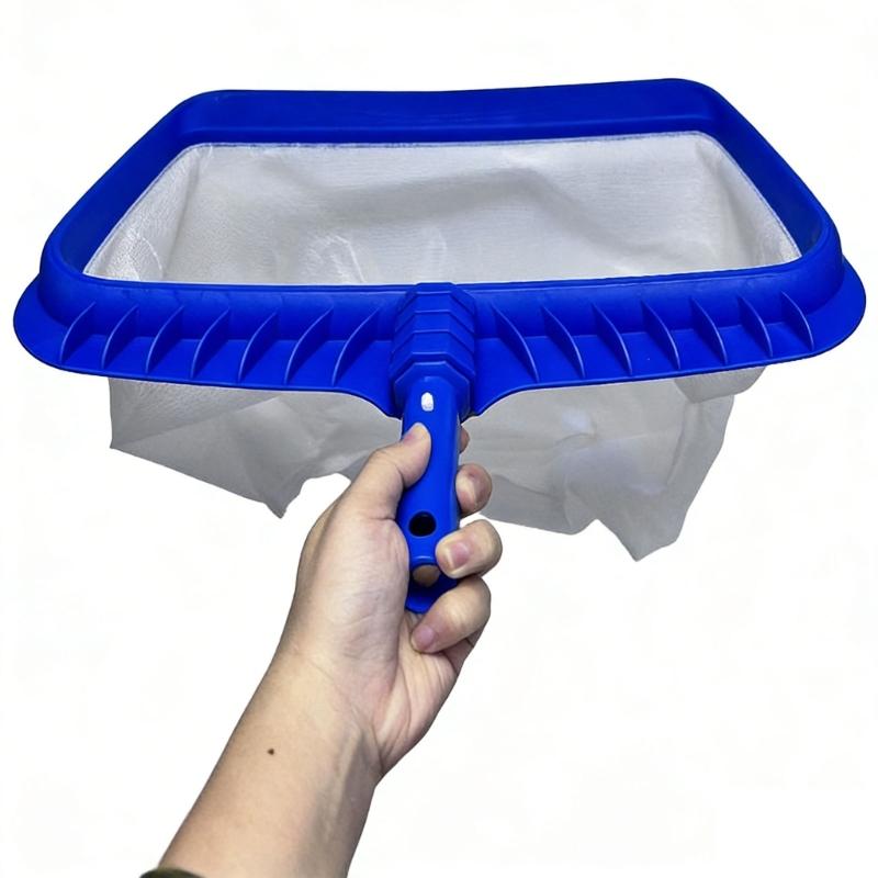 Durable Pool Leaf Skimmer Featuring Deep Nylon Net And Aluminum Frame For Effective Swimming Pool Maintenance