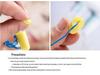 Silicone Sponge Earplugs (5 Pairs) for Noise Reduction and Isolation - Ideal for Work, Sleep, and Travel