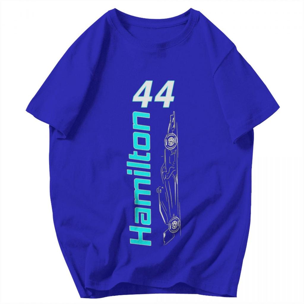 Herren T-Shirt Lewis Hamilton 44 Sommer Y2K Grafik Personalisiert Unisex Kleidung T-Shirts