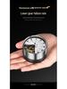 Stainless Steel Magnetic Kitchen Timer: Rotating Mechanical Countdown