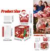 Red Christmas Theme Pattern Gift Surprise Box For Christmas Party And Holiday Gift Packaging