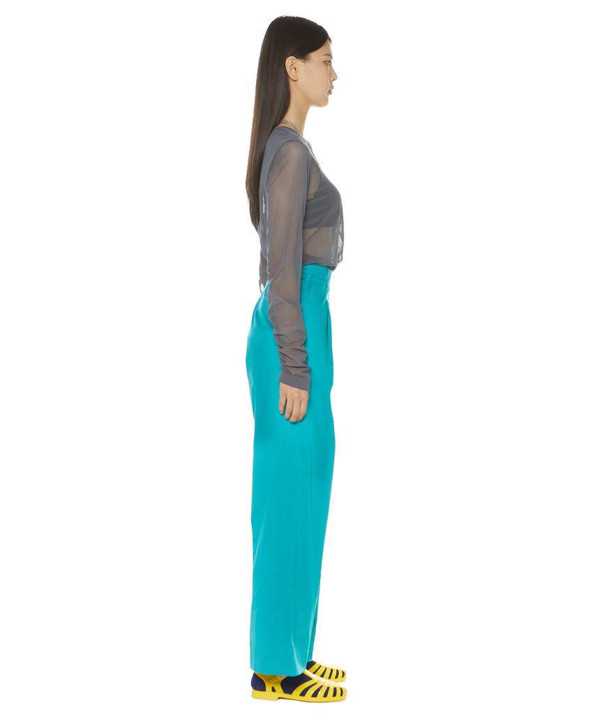 Suki Wide Long Leg Pants (Blue Soda)